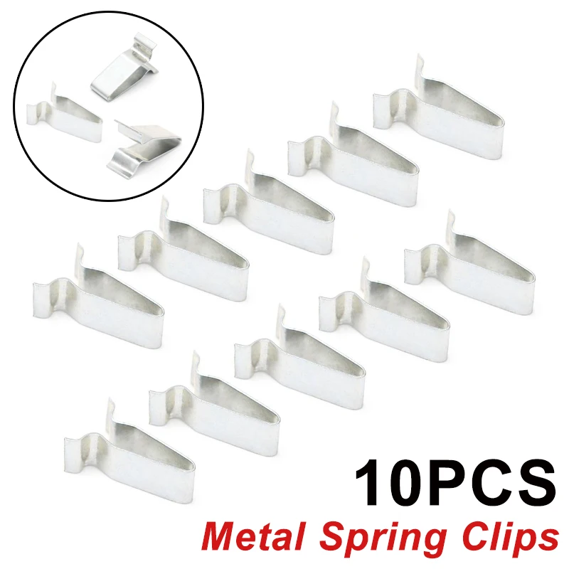 10pcs/set Metal Spring Clips Door Panel Trim Fastener Clips for