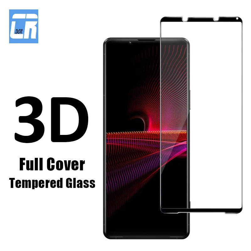 

3D Curved Edge Tempered Glass On For Sony Xperia 1 10 IV XA2 Ultra Screen Protector Xperia 1 5 10 II III 10 Plus Protective Film