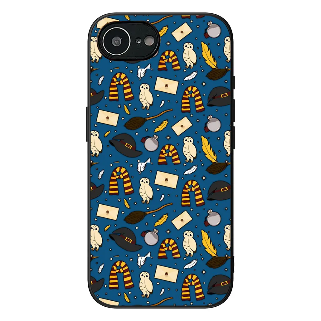 Art Cool Harries Owl Wand Potters Phone Cover Case