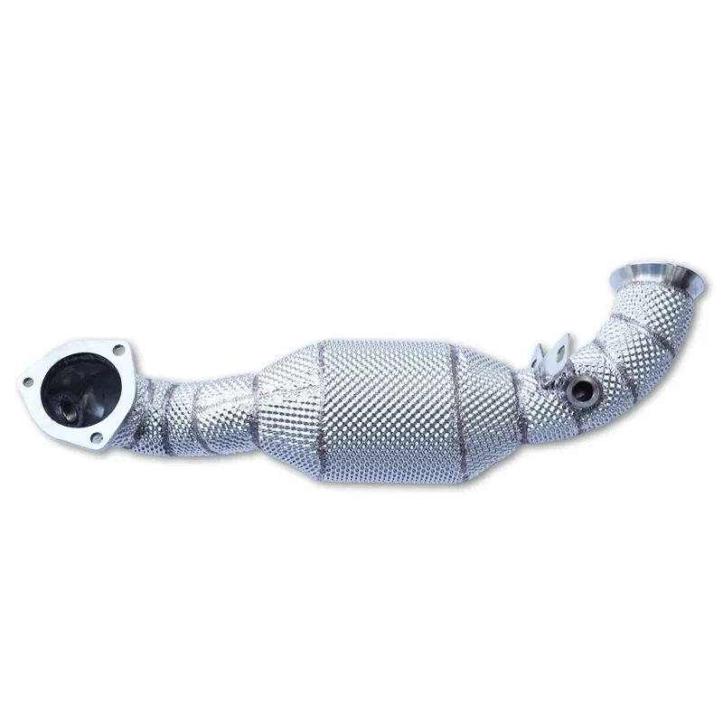 Head Section High flow Pipes branch downpipe Exhaust Pipe with catalysFor MINI Cooper S R56/Cabriolet R57 R60 1.6T