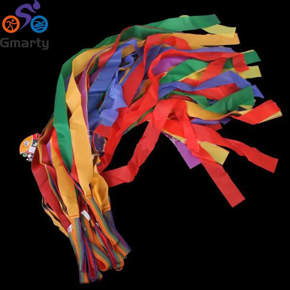 Sport Dance Rainbow Ribbon Kids Gym Rhythmic Gymnastics Art Gymnastic Exercises Cheerleading Fitness