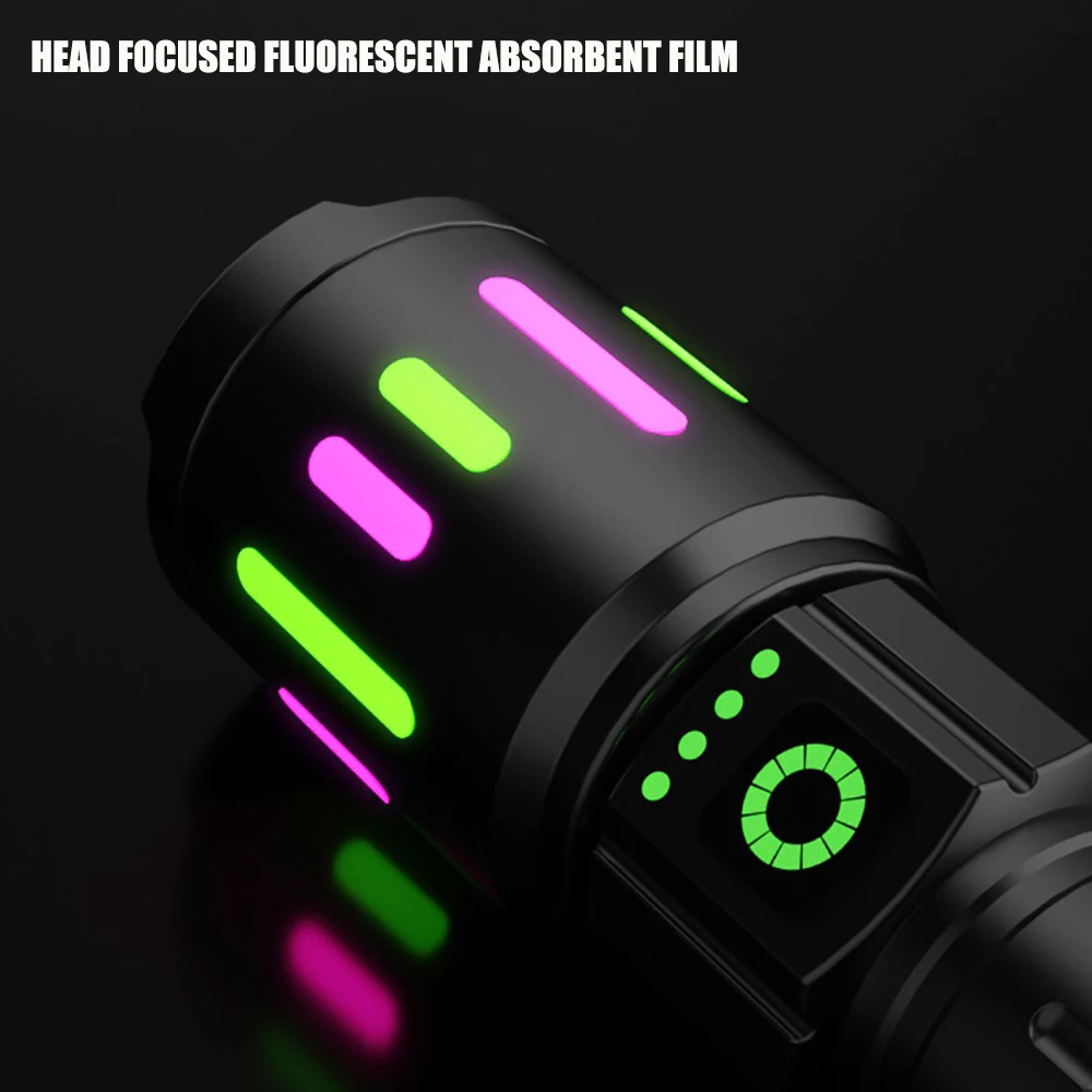 Description Picture 6 of item60W White Laser Most Powerful LED Flashlight with 18650 Shot Long 5000M Tactical Torch Strong Light Lamp Super Portable Lantern