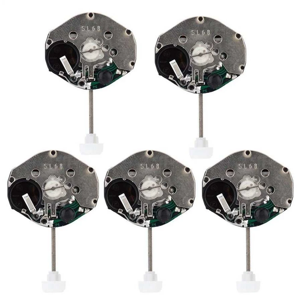 Quartz Watch Movement 5Pcs SL68 Quartz Watch Movement Replacement for Watchmaker Repairing Tool Accessory High Quality Watch Parts quartz watch movement