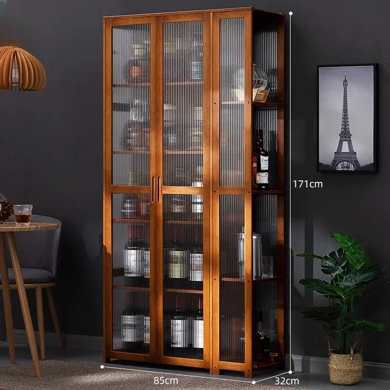 Liquor Display Wine Cabinets Living Room Commercial Storage Wall Wine Cabinets Modern Simplicity Botellero Vino Furniture QF50JG