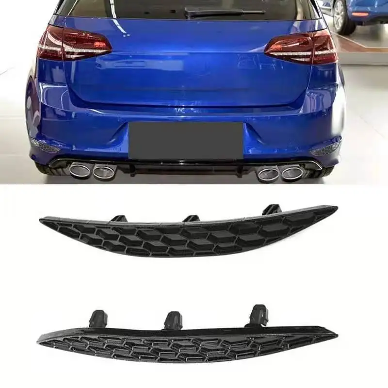 

For VW GOLF7 MK7 golf 7.5 MK 7.5 AUTO CAR HONEY COMB REFLECTOR 2014-2020 REAR FOG LAMP COVER