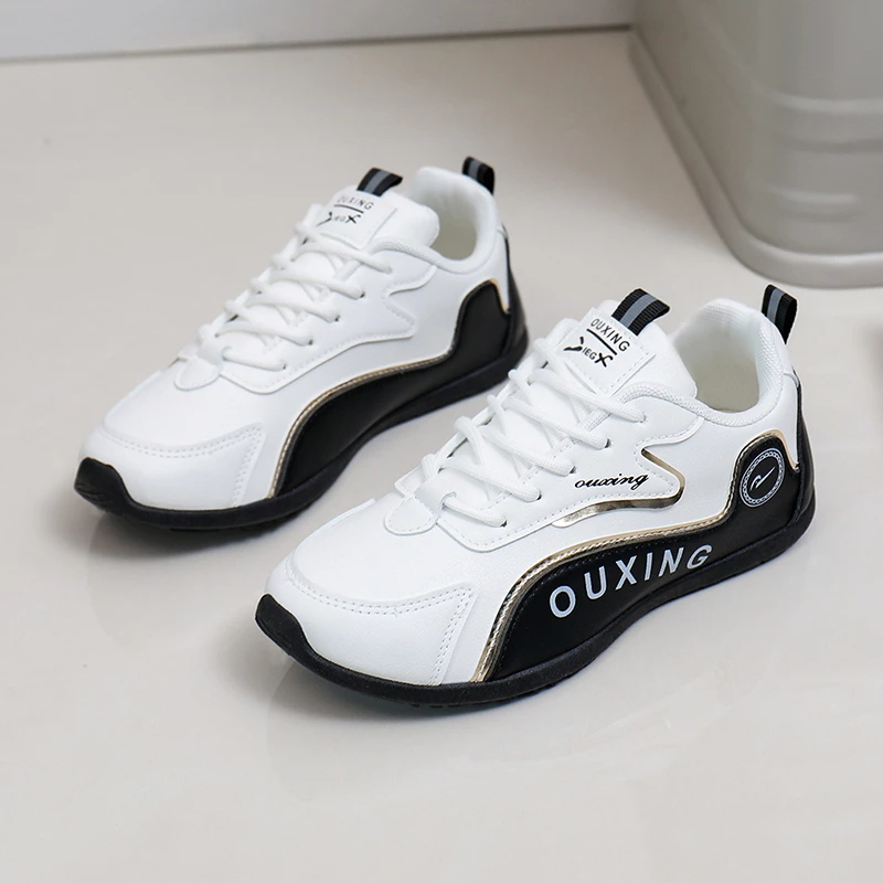 

Niche national tide little white shoes 2024 new Korean version of trendy casual sneakers college style little white shoes