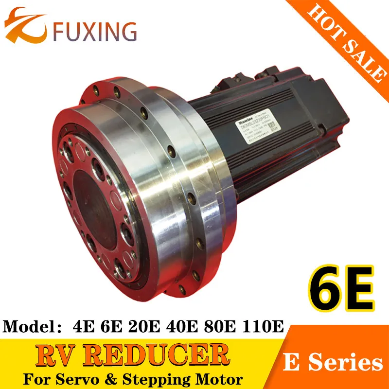 

High-precision Cycloidal Pinwheel RV Reducer 120BX 6E Series Gearbox 400w Servo Motor Industrial Teaching Robot Arm With Flange