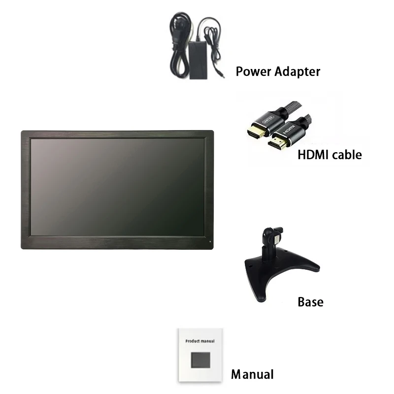 13.3 ġ ǻ  PC 1920*1080 16:9 ̵ ũ LCD ÷, AV/BNCVGA/HDMI/USB ӿ Ʈ 