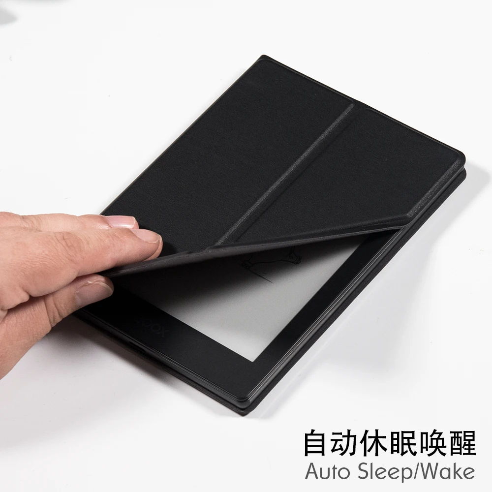 Estojo Magnético para Todos os Onyx Boox Poke5 Puxão 5s Origami Stand Cover com Auto Dormir And Wake Novo - Imagem 4