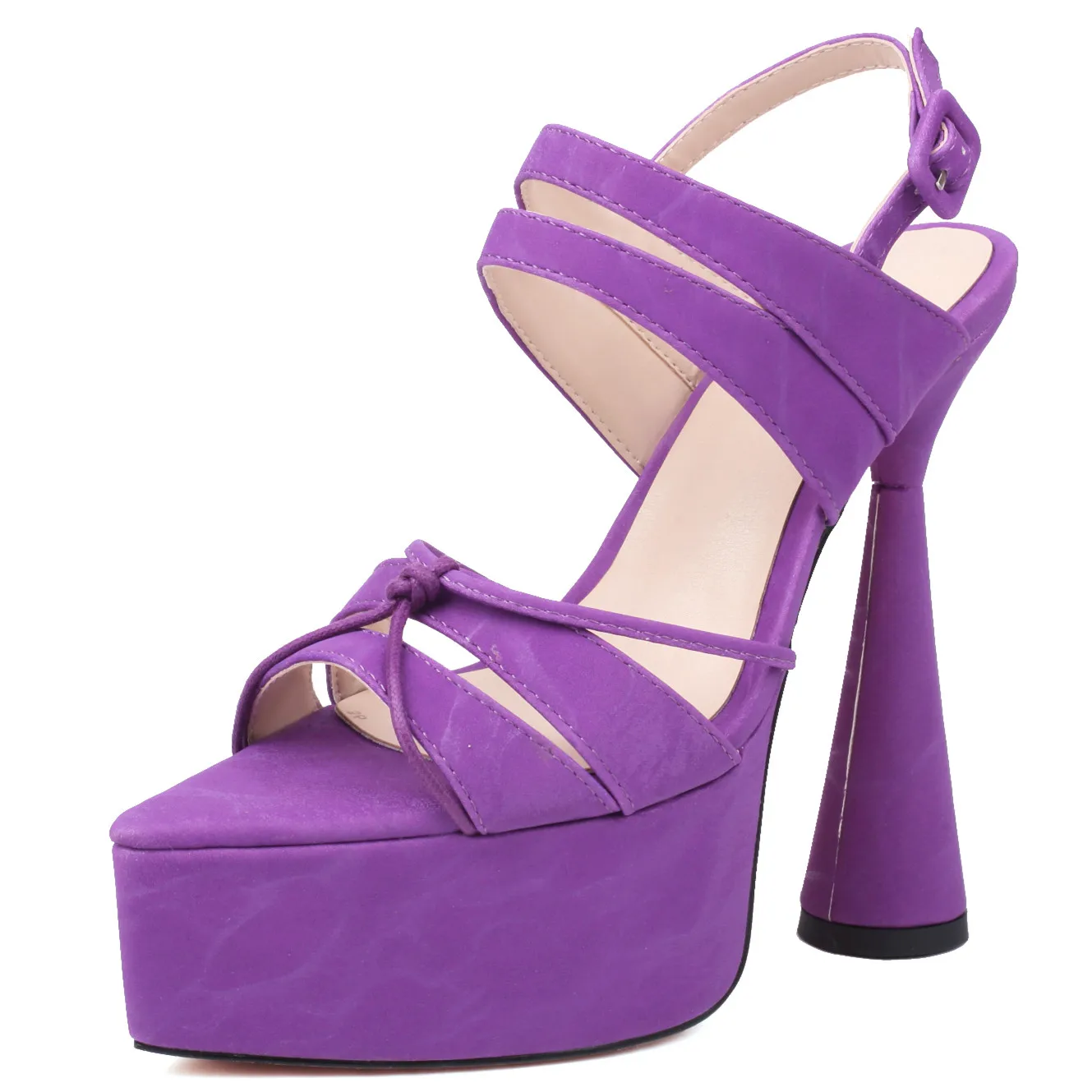 2023 Summer New Shoes Women High Heels Platform Sandals Ladies Sexy Block Heels Fashion Sequins