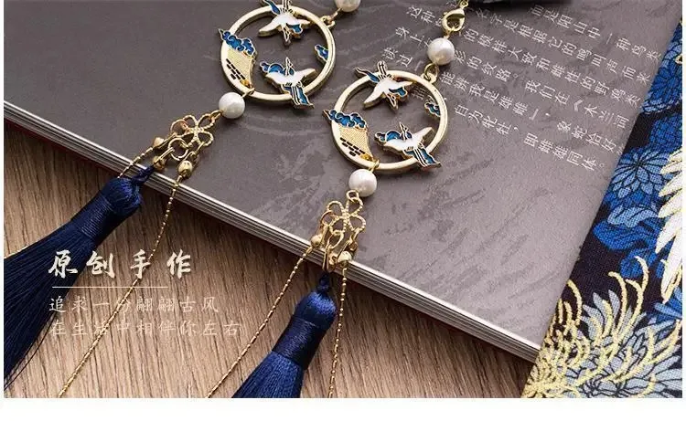 Haarschmuck Bogen Kopfschmuck Weihnachts geschenk Original Hanfu Zubehör Band antike Haarband Super Fee Bündel Hanfu Haarband – Detail 8