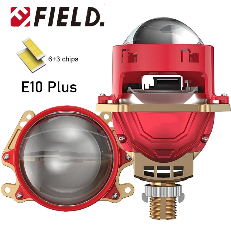 

E10 plus Bi LED Projector H7 LED H4 H1 H11 9005 9006 Lenses For Headlights Universal 3.0 Inch Light Auto Lenses Accessorie