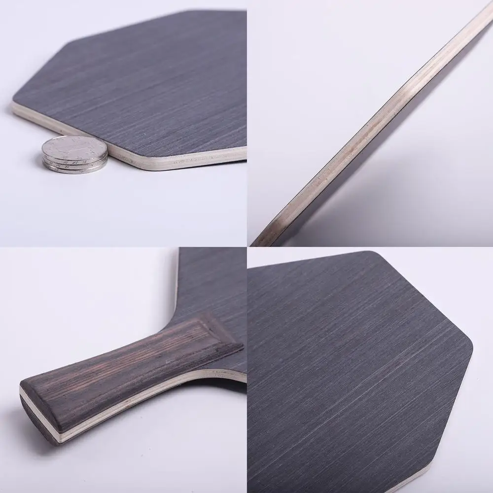 Description Picture 6 of itemTable Tennis Hexagon Racquet Wood Hexagon Racquet Solid Table Tennis Paddles Professional Table Tennis Paddle Game Accessories