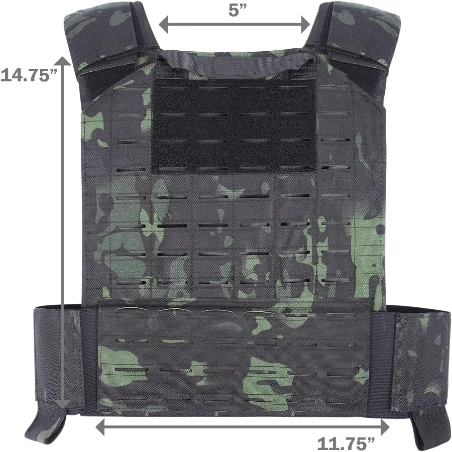 EVERLIT Adjustable Weighted Vest 14 Lbs 20 Lbs Weight Included for Body Weight Training Fitness Workout Running for Men Women V