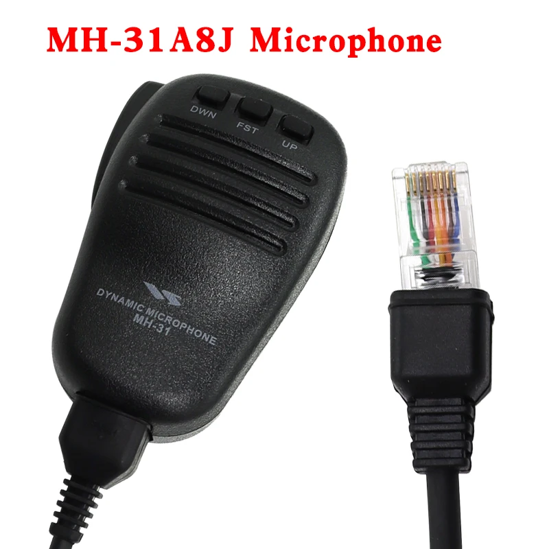Yaesu 마이크 MH-31A8J 마이크, FT-817ND FT-857D FT-897D FT-450D FT-900/AT FT-818 FT-891 워키토키 MH-31 