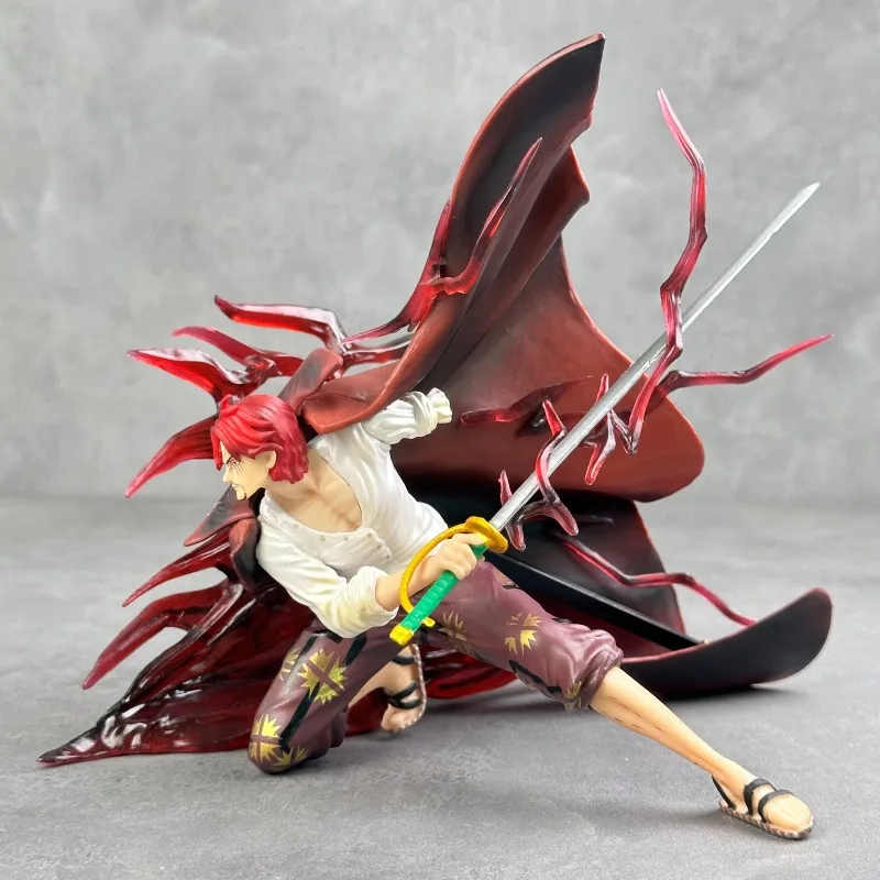 ワンピースシャンクスホットアニメ 17 センチメートル戦闘姿勢モデル