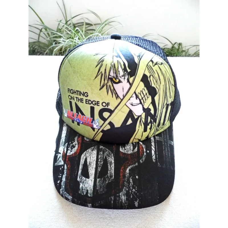 Bleach Tokyo Ghoul Fate Detective Conan Anime Cap Adjustable Summer Casual Mesh Hat