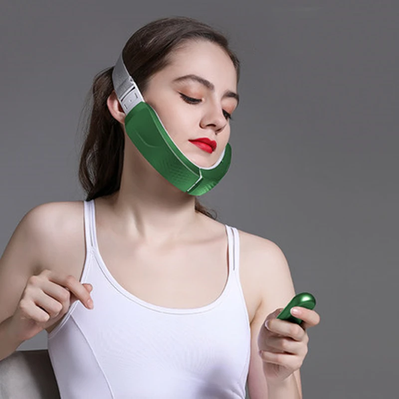 Double chin thin thin face artifact lift firming v face masseter artifact bandage massaging the beauty