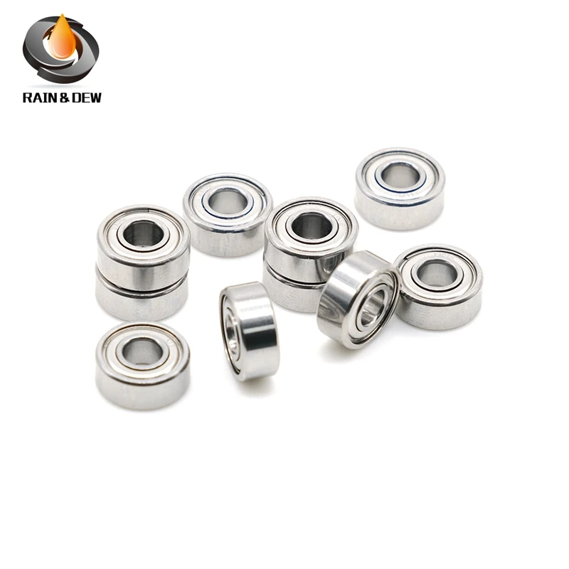 10Pcs High Quality MR1660ZZ Bearing ABEC-7 6x16x5 mm Stainless Steel Ball  Bearings MR1660 R1660 Z ZZ