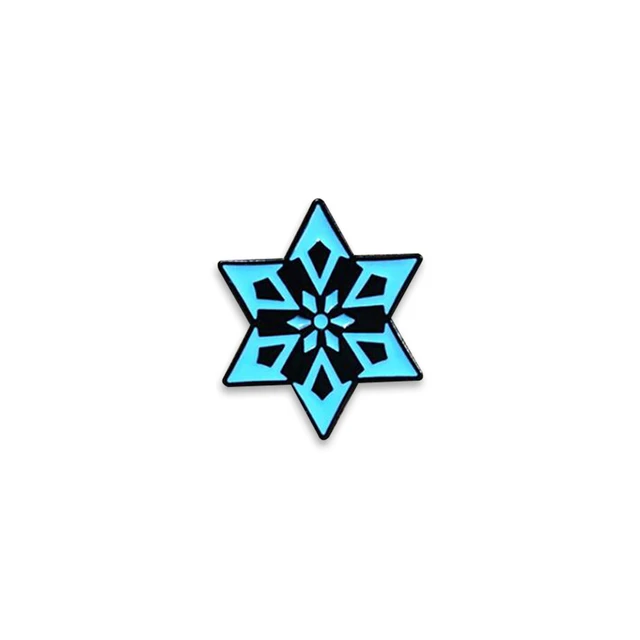 Game Genshin Impact Eyes Of God Mondstadt Pins Brooches Luminous 7 Element Kawaii Cosplay Badges 023