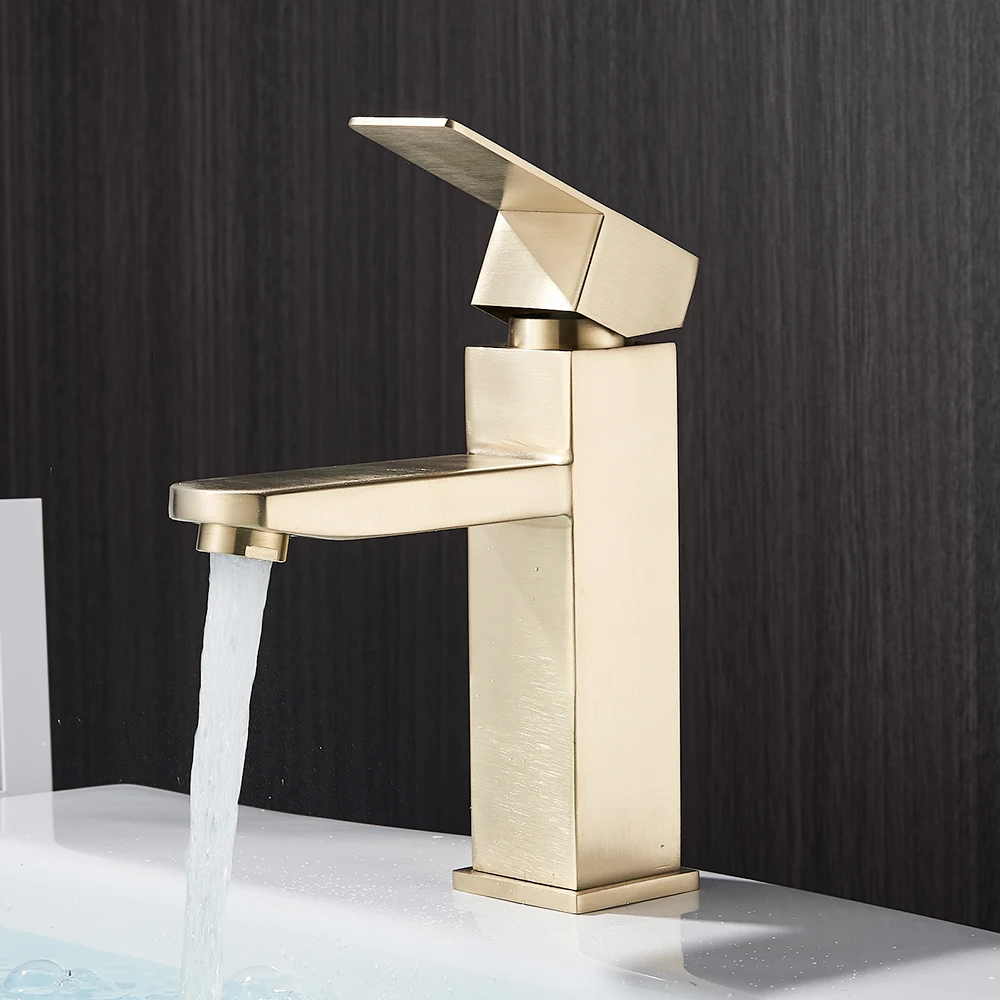 Basin Faucet Matte Black Bathroom Washbasin