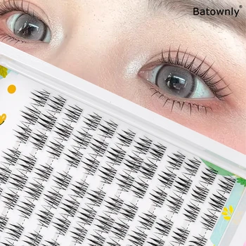 108Pcs K-pop Group Eyelash Clusters Kpop Idol Lazy Triple DIY Eyelashes Single Clusters 1