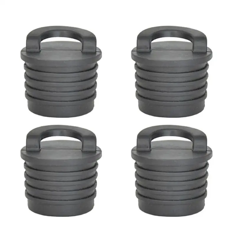 652F 4 Pcs 고무 배수구 스토퍼 플러그 카약 배수 플러그 스토퍼 보트 배수구 플러그