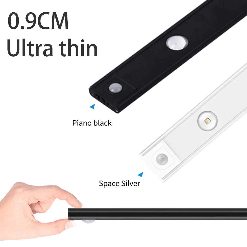 USB LED Night Light Motion Sensor Wireless Ultra Thin LED Wine cooler Light For Kitchen Cabinet Bedroom Wardrobe Indoor Lighting night light motion sensor night light led night light motion sensor led light motion sensor light led motion sensor light led night lamp led cabinet lights led atmosphere lights