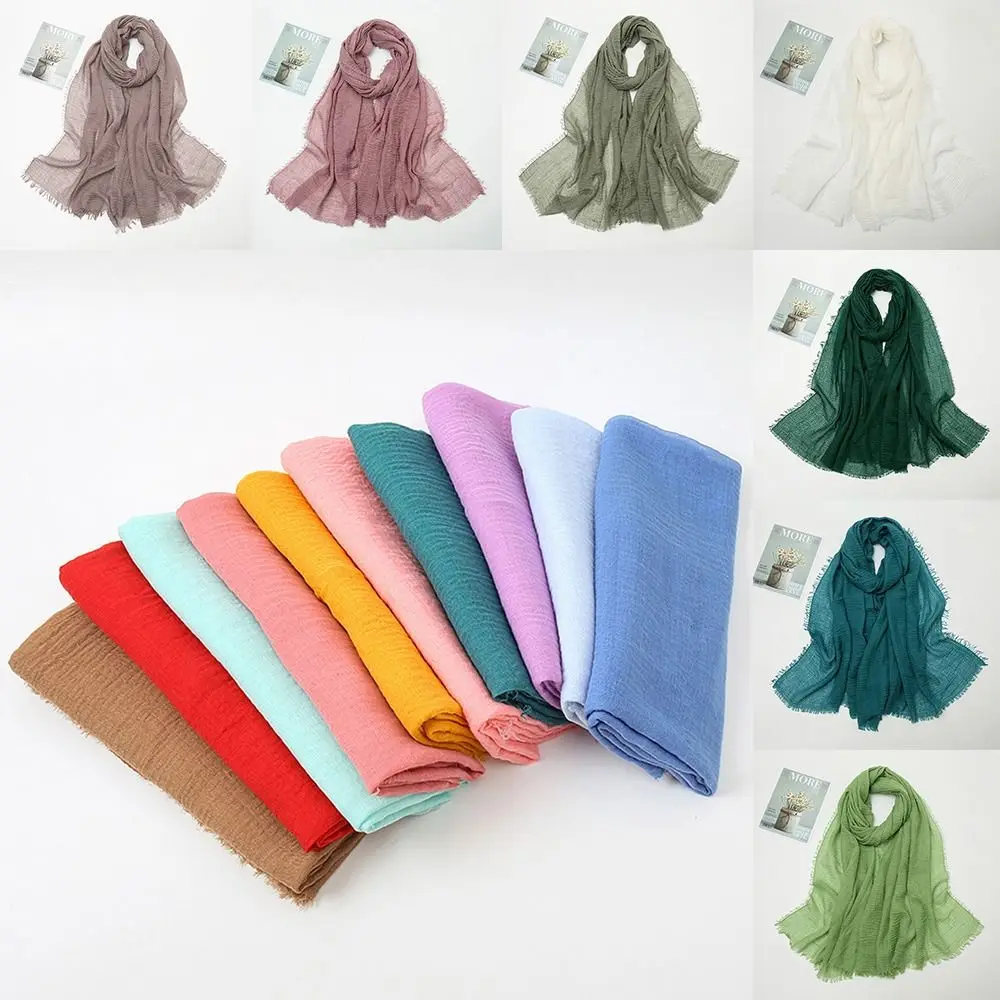 

Мусульманская шляпа, головные уборы для женщин и девушек, головные шарфы, шаль, тюрбан, Простой Трикотажный Стандартный шарф