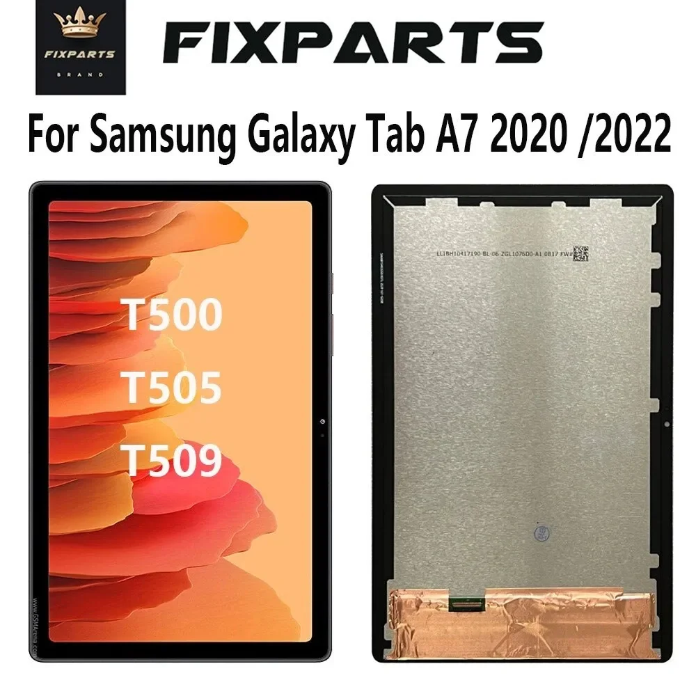 Высококачественный ЖК-экран для Samsung Galaxy Tab A7, сенсорная панель, дигитайзер, запасные части, SM-T509 T500 T505, ЖК-дисплей