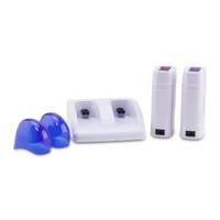 Electric Double Wax Heater Epilator Cartridge Wax Roller Base Roll On Waxing Refillable Hair Removal Machine Depilatory Heater 3