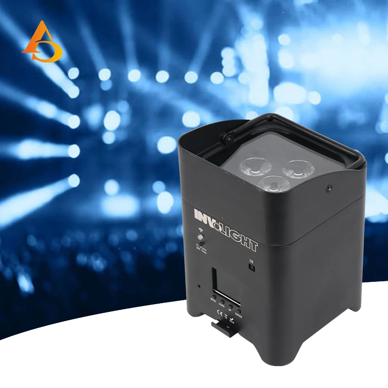 Telecomando Wireless Wifi App Smart Led Par 6X18W Rgbaw Uv 6 In1Battery Lighting Flight Case Per Party Dj Disco