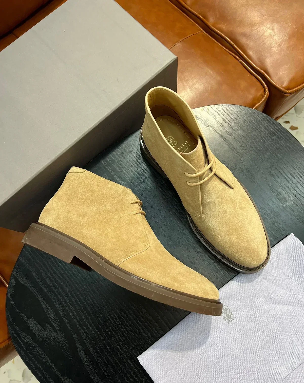BILLIONAIRE BLSK CPRT Shoes Cowhide Boots 2025 new casual high quality comfortable Tie rope Men‘s European big size 39-46 6