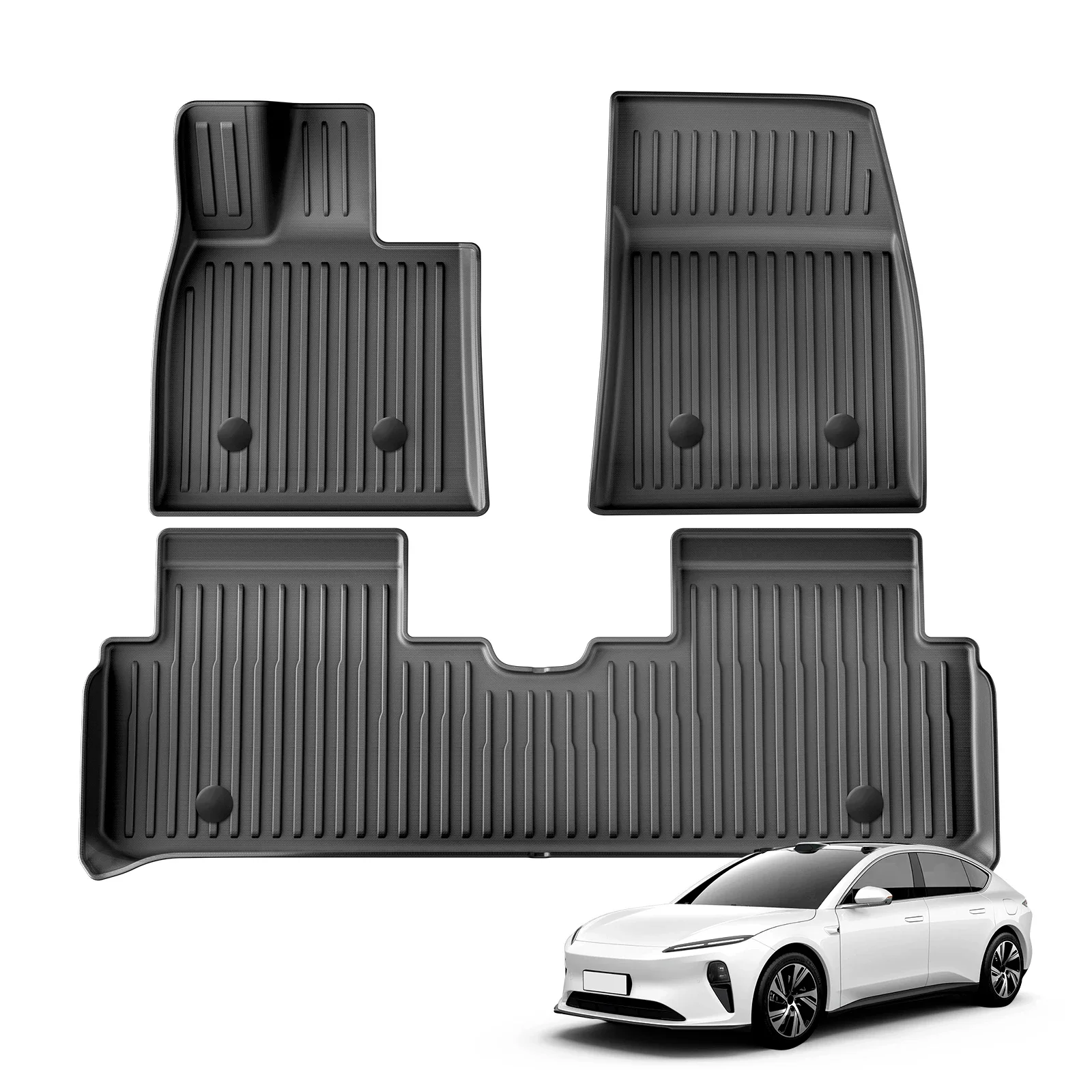 

For NIO ET5 2022-2023 Car Trunk Mat TPE Foot Mats All Weather Anti-Slip Rear Trunk Pad Cargo Liner Anti Dirty Pads