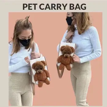 Borsa da trasporto per cani Borsa da trasporto per cani di grande capacità Borse da gatto multifunzionali per esterni Borsa da trasporto traspirante per cuccioli per coniglietto