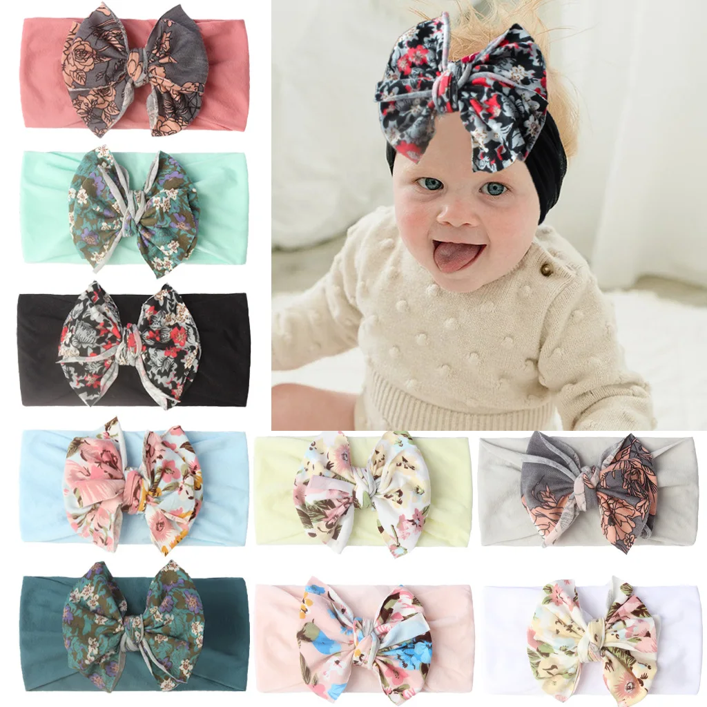 Ins Fashion Baby Hair Accessories 9 Colors Soft and Comfortable Nylon