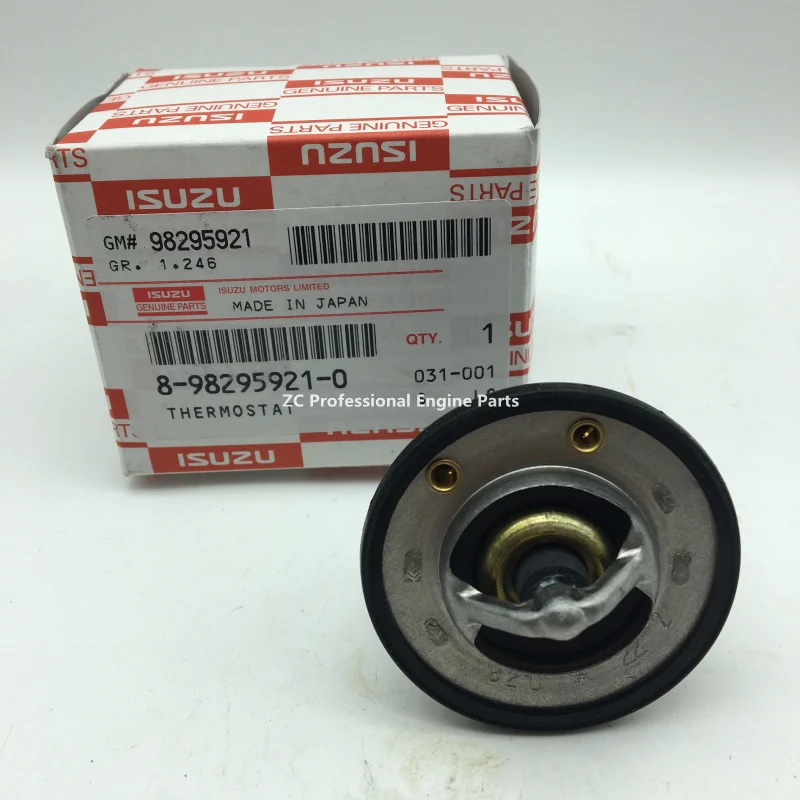 8-98295921-0 8982959210 Genuine Original 82&deg; Thermostat for Isuzu 6HH1 6HK1 FVR