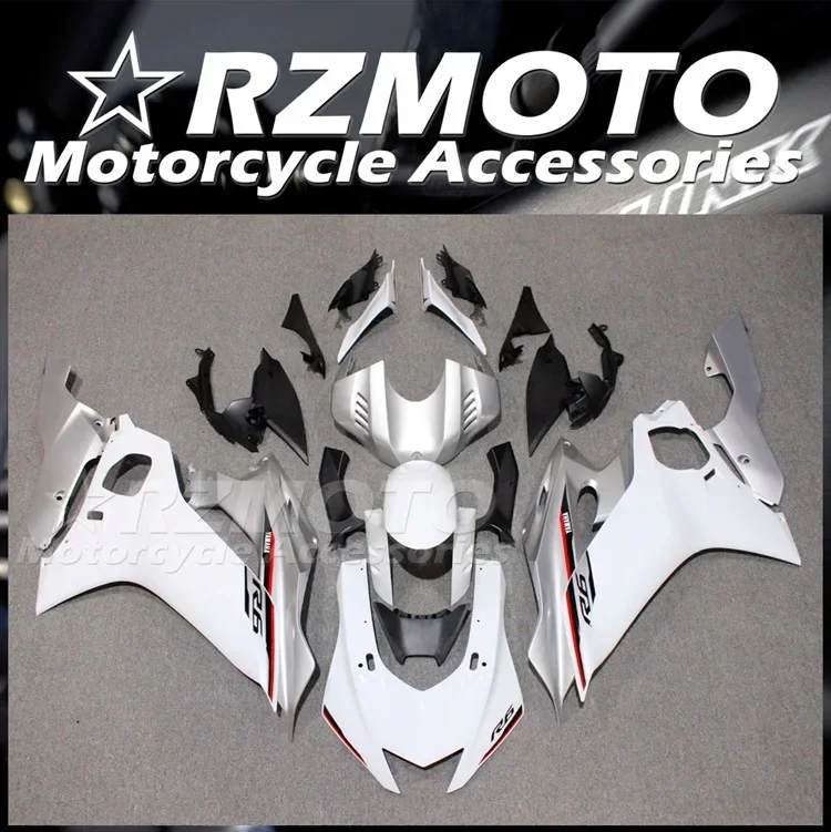 

4Gifts New ABS Motorcycle Fairings Kit Fit For YAMAHA YZF R6 2017 2018 2019 2020 2021 2022 2023 Bodywork Set Custom White Sliver