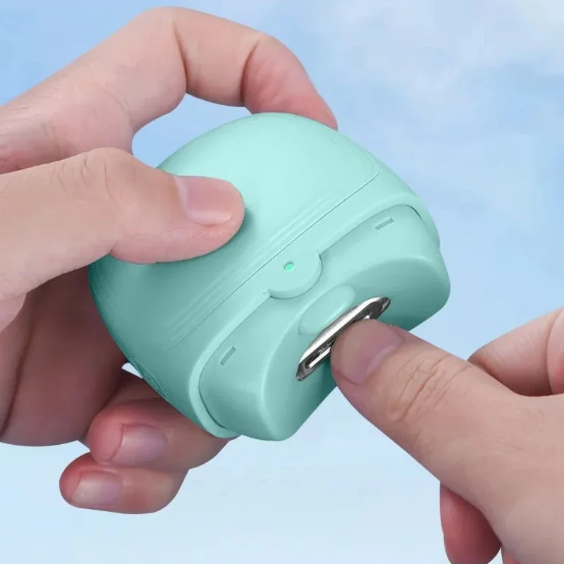 Electric Baby Nail Trimmer USB Rechargeable Nail Clippers Grinder Clipper Cutter Polishing Tools With Light For Baby Adult nail clipper nail care kit nail trimmer nail grinder