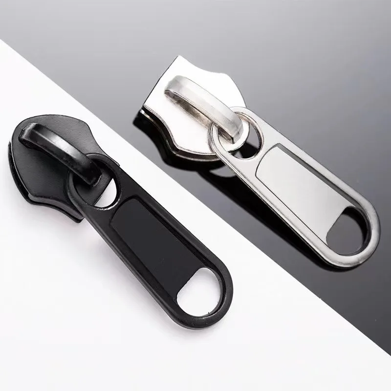 10PCS Non-lock Thick Metal Zipper Sliders Zipper Accessories Zinc Alloy Zipper Sliders for Nylon Zipper 3# 5# 8# 10#