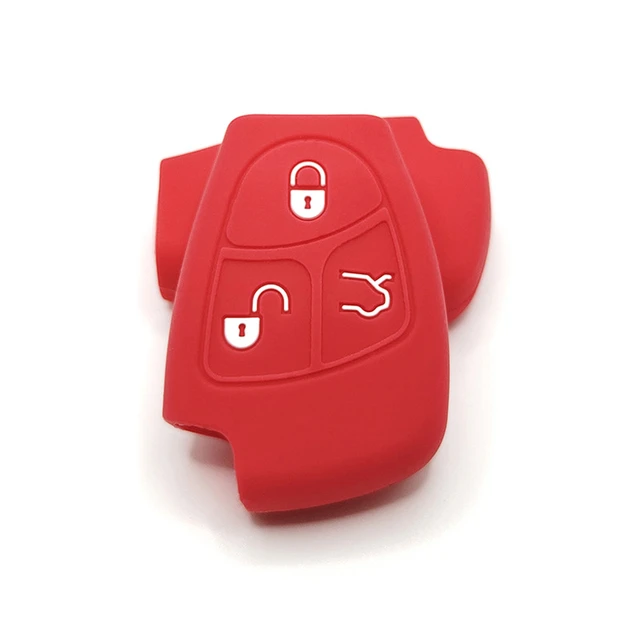 1 Pièce Housse Rouge De Protection Pour Clé De Voiture En Silicone Convient  À Une Voiture, Mode en ligne