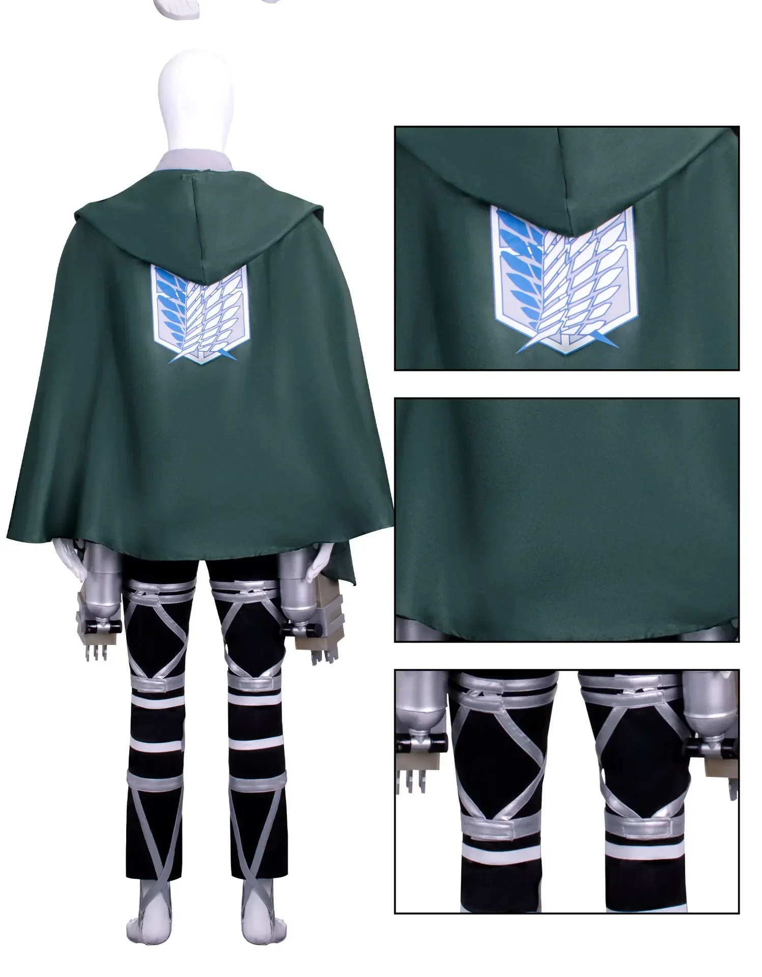 Attack on Titan Survey Corps Cosplay Costume Harness Armor