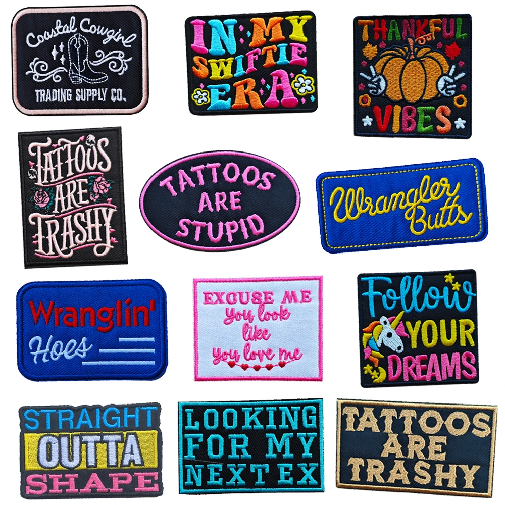 Emblem Clothing Accessories Badge Sticker Embroidered Embroidery ...