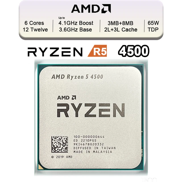 Processeur - AMD - Ryzen 5 4500 (100-100000644BOX) - Cdiscount