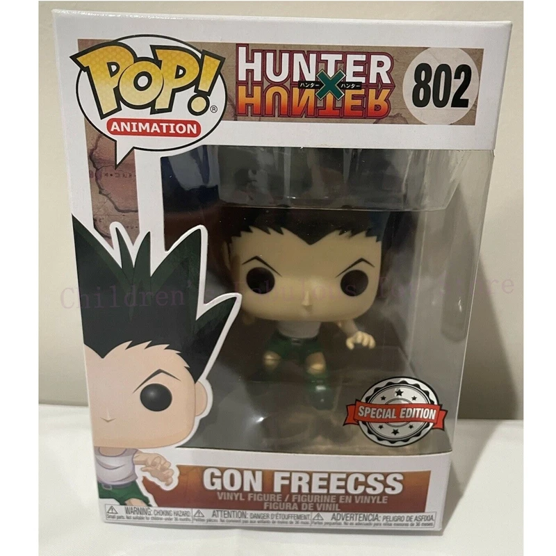 Новое поступление аниме экшн-фигурки funko pop Hunter #802 Gon Freecss коллекционные куклы