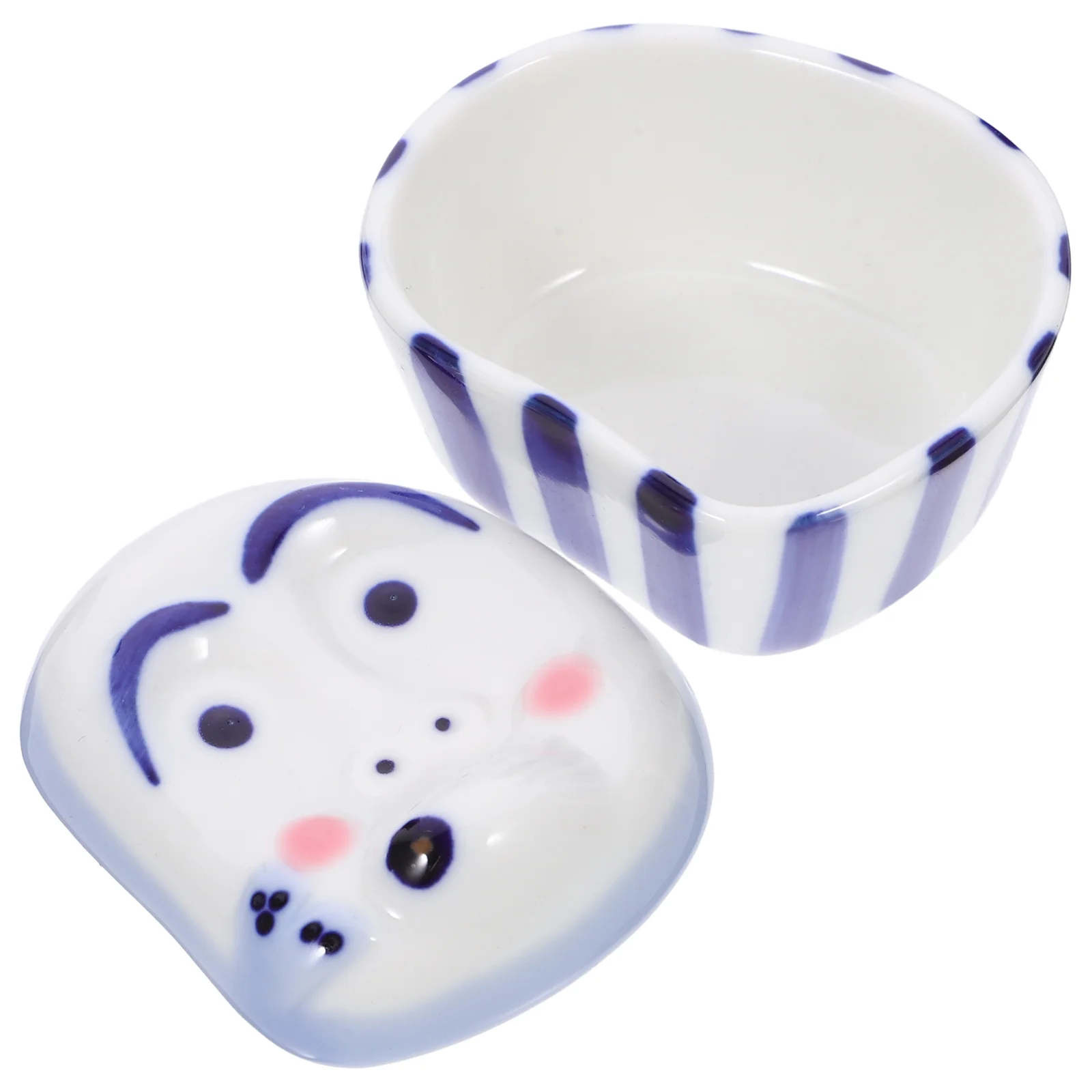 

Caviar Dish with Lid Japanese Style Mustard Dish Dipping Sauce Bowl Mini Condiments Bowl