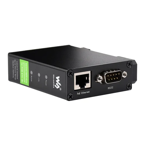 Din 레일 금속 합금 산업용 직렬 서버 RS232 RS422 rs485-rj45 이더넷 TCP/IP, POE 기능이 있는 직렬 서버 2