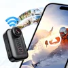 2K Ultra HD Wireless Sports Camera WiFi App Rechargeable Dog Cat Pet Cam Collar Action Small Cam Video Records for Outdoor 6