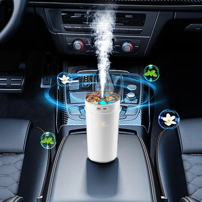 Portable Aromatherapy Humidifier Car Mini Desktop USB Household Air Mist Business Cute Mute Humidifier Car Air