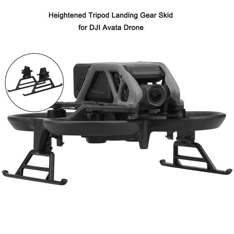 Carrello Di Atterraggio Rialzabile Per Dji Avata Drone Drone Extension Feet Stand Support Treppiedi Gimbal Protector Accessori Per Droni